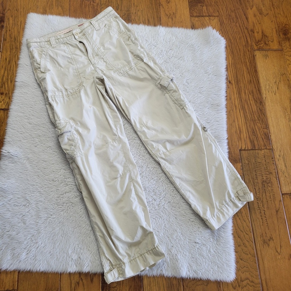 Anthropologie Pilcro Cargo Pants Women's 27 Khaki Safari Outdoors Cropped